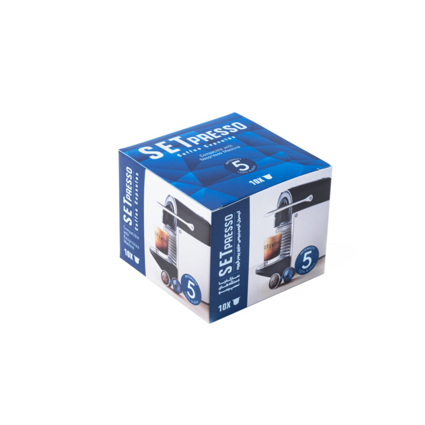 کپسول قهوه SETpresso سازگار با دستگاه نسپرسو ( BLUE ) ده -10- عددی