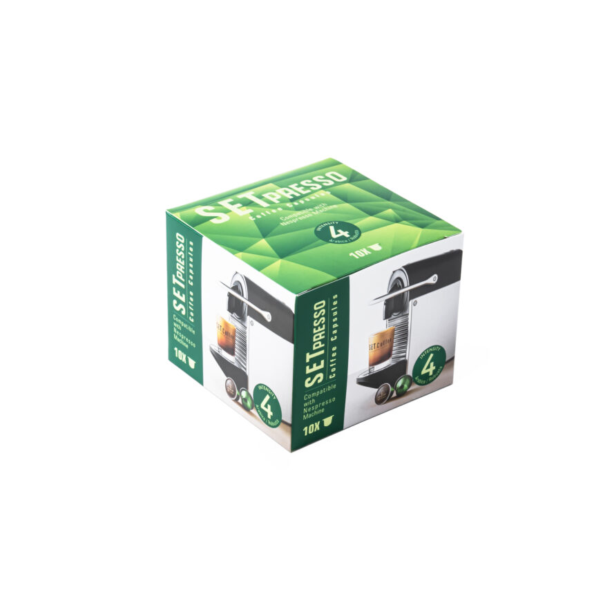 کپسول قهوه SETpresso سازگار با دستگاه نسپرسو ( GREEN ) ده -10- عددی