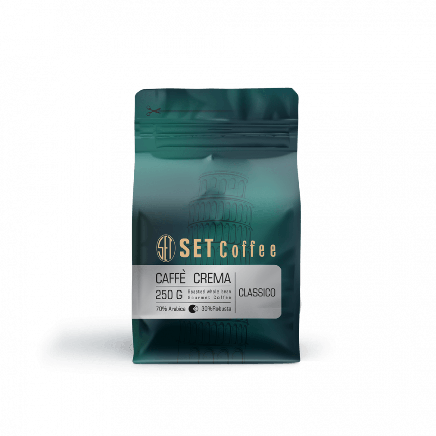 دانه قهوه Caffè crema – CLASSICO (کلاسیک – A70 R30)