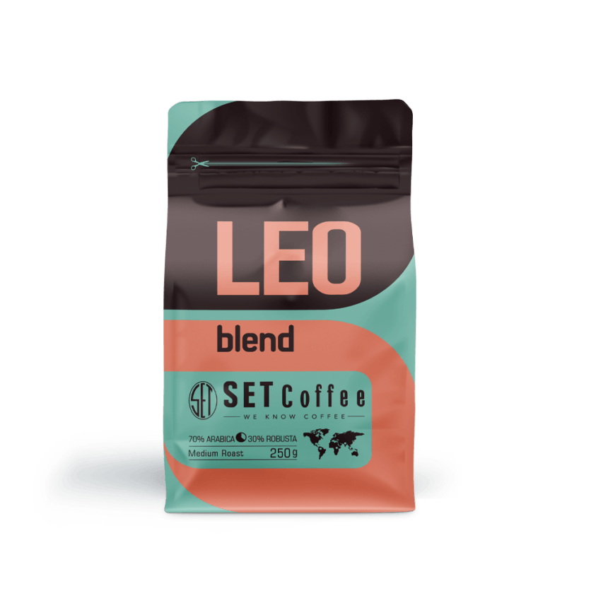 دانه قهوه ترکیبی (LEO Blend (۷۰ A / ۳۰ R مقدار 250 گرم